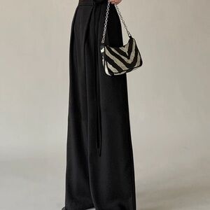 NWT! Commense Black Wide-Leg Women's Pants Large.